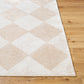 JOELLE Machine Washable Shaggy Boho Beige Area Rug