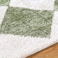 JOELLE Machine Washable Shaggy Boho Grass Green Area Rug