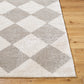 JOELLE Machine Washable Shaggy Boho Medium Grey Area Rug