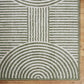 ESTELLE Machine Washable Shaggy Boho Grass Green Area Rug