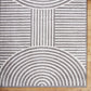 ESTELLE Machine Washable Shaggy Boho Charcoal Area Rug