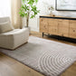 PRUNELLE Machine Washable Shaggy Boho Medium Grey Area Rug