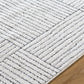 LIVIA Galey Alix x Surya Boho Scandi High Pile Ivory Black Runner Rug