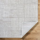 LIVIA Galey Alix x Surya Boho Scandi High Pile Ivory Dark Brown Runner Rug