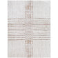 MINA Galey Alix x Surya Boho Scandi High Pile Ivory Dark Brown Runner Rug