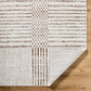 MINA Galey Alix x Surya Boho Scandi High Pile Ivory Dark Brown Runner Rug