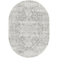 AMELIA Vintage Rug I Living Room, Bedroom, Hallway I Traditional Oriental Boho Rug, Soft Area Rug, Short Pile, Easy Care I Ivory, Grey