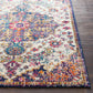 OLIVIA Vintage Rug I Living Room, Bedroom, Dining I Traditional Oriental Boho Rug, Soft Area Rug, Short Pile I Multicolour, Blue