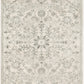 OLIVIA Vintage Rug I Living Room, Bedroom, Dining I Traditional Oriental Boho Rug, Soft Area Rug, Short Pile, Easy Care I Grey, Beige