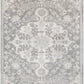 OLIVIA Vintage Rug I Living Room, Bedroom, Dining I Traditional Oriental Boho Rug, Soft Area Rug, Short Pile, Easy Care I Beige, Grey