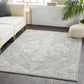 OLIVIA Vintage Rug I Living Room, Bedroom, Dining I Traditional Oriental Boho Rug, Soft Area Rug, Short Pile, Easy Care I Beige, Grey