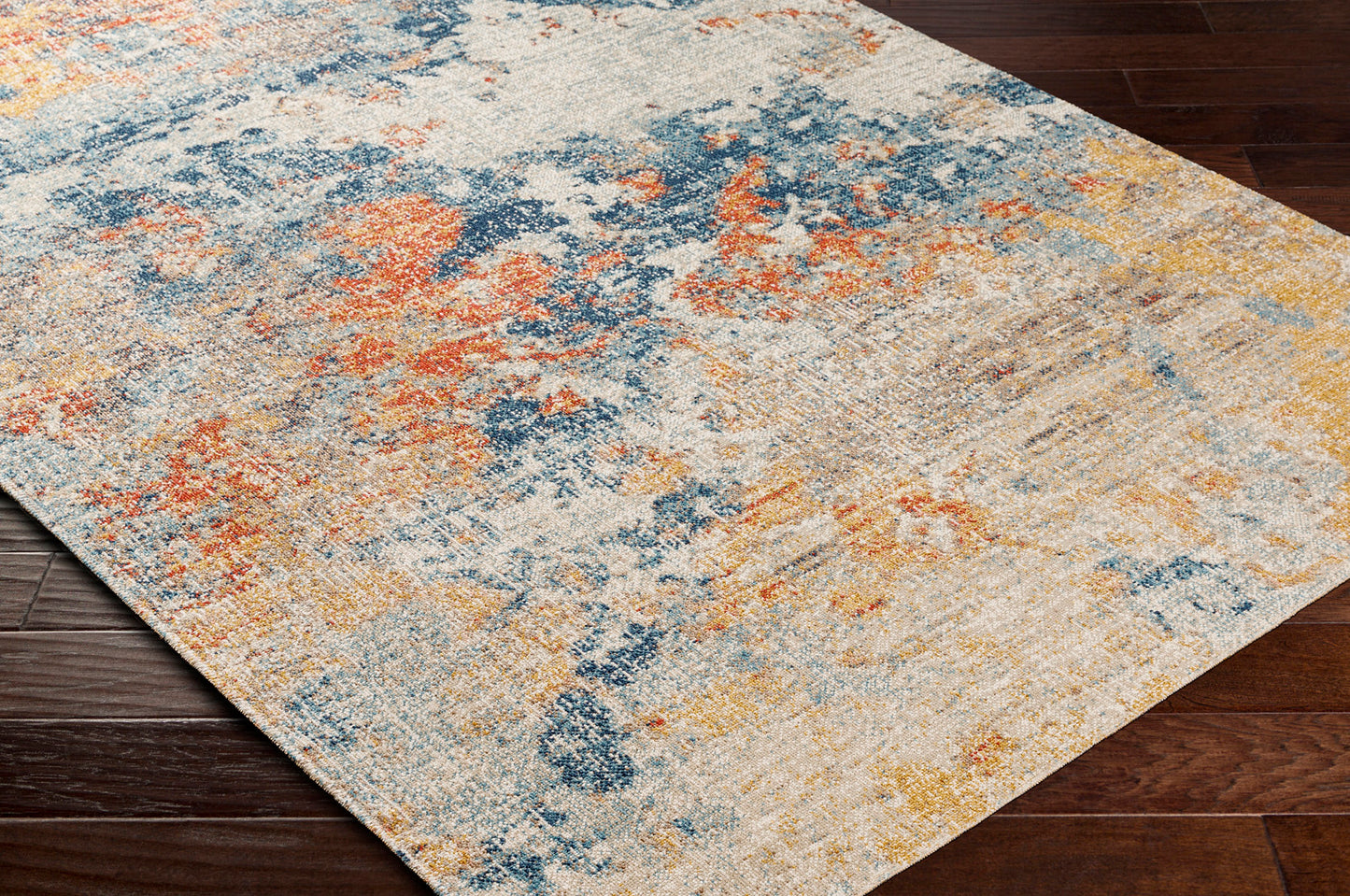 ST DONATUS In- & Outdoor Modern Boho Burnt Orange Rug