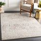 GEELBROEK Vintage Traditional Oriental Boho Tan Ivory Area Rug