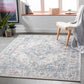 TRICHT Vintage Rug I Living Room, Bedroom I Traditional Oriental Boho Rug, Soft Area Rug, Short Pile, Easy Care I Multicolour, Grey