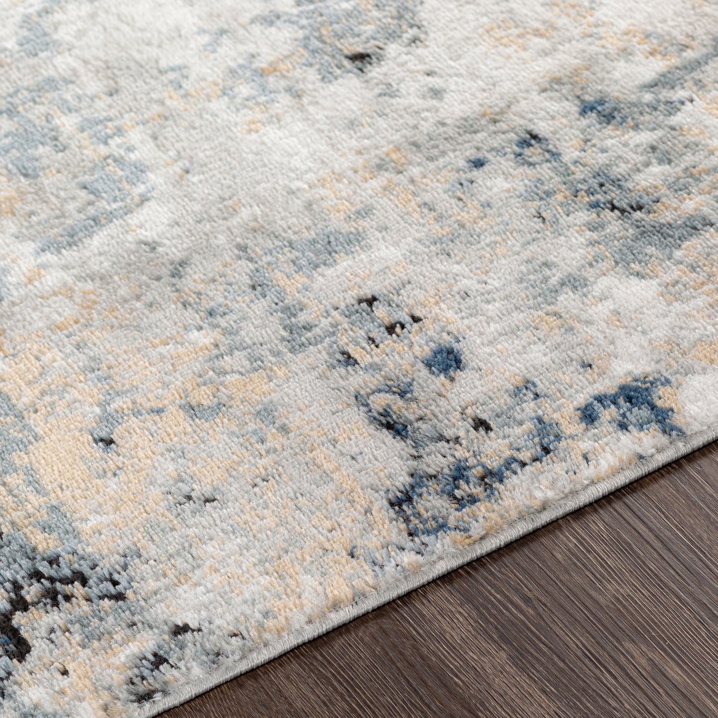 MUN Abstract Rug I Living Room, Bedroom, Dining I Modern Marble Rug, Soft Luxurious Area Rug, Short Pile, Easy Care I Multicolour, Grey