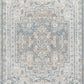 EMMETT Machine Washable Traditional Boho Navy Blue Area Rug