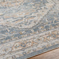 EMMETT Machine Washable Traditional Boho Navy Blue Area Rug