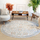 ESKRIDGE Machine Washable Traditional Boho Greyt Oatmeal Area Rug