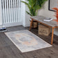 LORELLE Vintage Traditional Oriental Boho Beige White Area Rug