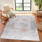 LORELLE Vintage Traditional Oriental Boho Beige White Area Rug