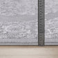 LORELLE Vintage Rug I Living Room, Bedroom, Dining I Traditional Oriental Boho Rug, Soft Area Rug, Short Pile, Easy Care I White, Grey