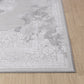 TENNA Vintage Rug I Living Room, Bedroom, Dining I Traditional Oriental Boho Rug, Soft Area Rug, Short Pile, Easy Care I White, Grey