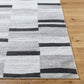 TRISH Scandi Rug I Living Room, Bedroom, Dining I Modern Boho Area Rug, Soft Luxurious Area Rug, Short Pile, Easy Care I Grey, Black