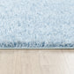 CHARON Shaggy Rug I Living Room, Bedroom I Modern Boho Area Rug, Soft Fluffy Rug, Plush Pile, Large Thick Rug, Easy Care I Aqua