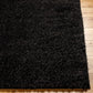 CHARON Shaggy Rug I Living Room, Bedroom I Modern Boho Area Rug, Soft Fluffy Rug, Plush Pile, Large Thick Rug, Easy Care I Black