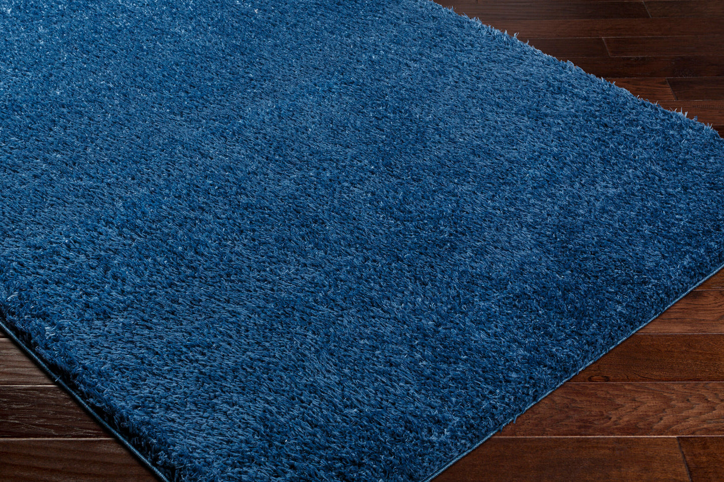 CHARON Shaggy Rug I Living Room, Bedroom I Modern Boho Area Rug, Soft Fluffy Rug, Plush Pile, Large Thick Rug, Easy Care I Dark Blue