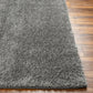 CHARON Shaggy Rug I Living Room, Bedroom I Modern Boho Area Rug, Soft Fluffy Rug, Plush Pile, Large Thick Rug, Easy Care I Dark Grey