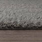 CHARON Shaggy Rug I Living Room, Bedroom I Modern Boho Area Rug, Soft Fluffy Rug, Plush Pile, Large Thick Rug, Easy Care I Dark Grey