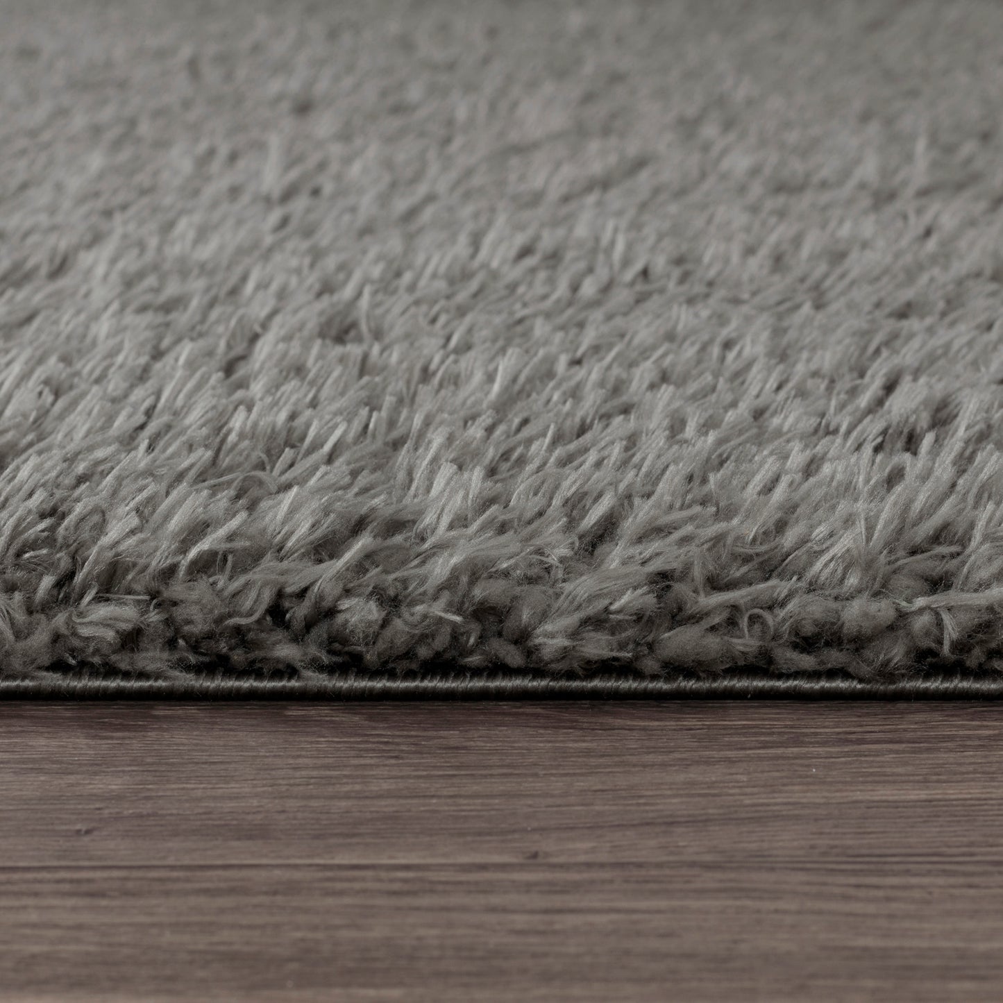 CHARON Shaggy Rug I Living Room, Bedroom I Modern Boho Area Rug, Soft Fluffy Rug, Plush Pile, Large Thick Rug, Easy Care I Dark Grey