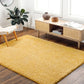 CHARON Shaggy Rug I Living Room, Bedroom I Modern Boho Area Rug, Soft Fluffy Rug, Plush Pile, Large Thick Rug, Easy Care I Yellow