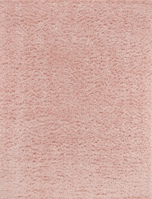 CHARON Shaggy Modern Boho Soft Fluffy Thick Plush Pile Pink Rug