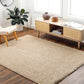 CHARON Shaggy Rug I Living Room, Bedroom I Modern Boho Area Rug, Soft Fluffy Rug, Plush Pile, Large Thick Rug, Easy Care I Beige