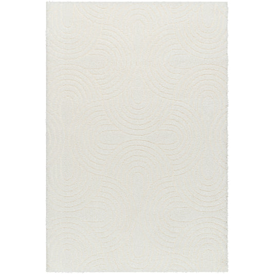 SHAQUITTA Scandi Rug I Living Room, Bedroom, Dining I Modern Durable Boho Area Rug, Soft Area Rug, Short Pile, Easy Care I Ivory