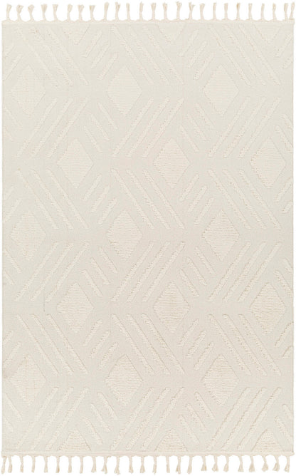 LAPITHOS Berber Rug I Living Room, Bedroom, Dining I Modern Boho Area Rug, Soft Luxurious Etnic Rug, Short Pile, Easy Care I Ivory