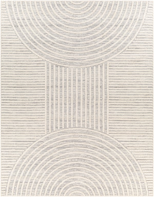 KYRA Scandi Rug I Living Room, Bedroom, Dining I Modern Durable Boho Area Rug, Soft Area Rug, Short Pile, Easy Care I Ivory, Grey