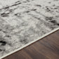 OMMEREN Abstract Modern Marble Light Grey Area Rug