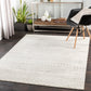 OOIJ Scandi Modern Boho Grey White Rug