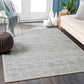 BEAUVAIS Vintage Rug I Living Room, Bedroom, Hallway I Traditional Oriental Boho Rug, Soft Area Rug, Short Pile, Easy Care I White, Grey