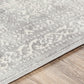 HYERES Vintage Traditional Oriental Boho Grey Ivory Rug