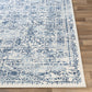 HYERES Vintage Rug I Living Room, Bedroom, Dining I Traditional Oriental Boho Rug, Soft Area Rug, Short Pile, Easy Care I Blue, White