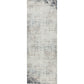 SHERBORNE Abstract Rug I Living Room, Bedroom, Hallway I Modern Marble Rug, Soft Area Rug, Short Pile, Easy Care I Ivory, Grey, Blue