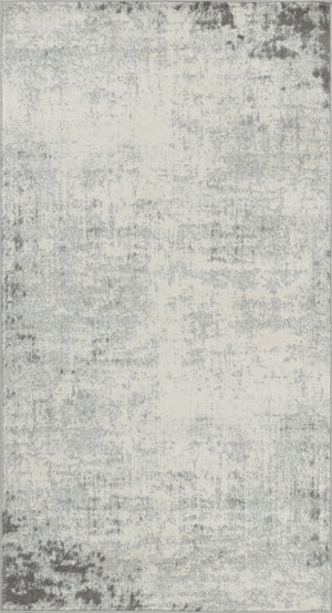 SHERBORNE Abstract Rug I Living Room, Bedroom, Hallway I Modern Marble Rug, Soft Luxurious Area Rug, Short Pile, Easy Care I White, Grey