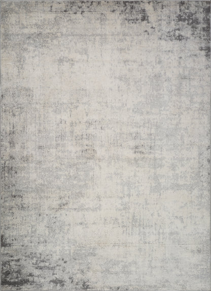 SHERBORNE Abstract Rug I Living Room, Bedroom, Hallway I Modern Marble Rug, Soft Luxurious Area Rug, Short Pile, Easy Care I White, Grey