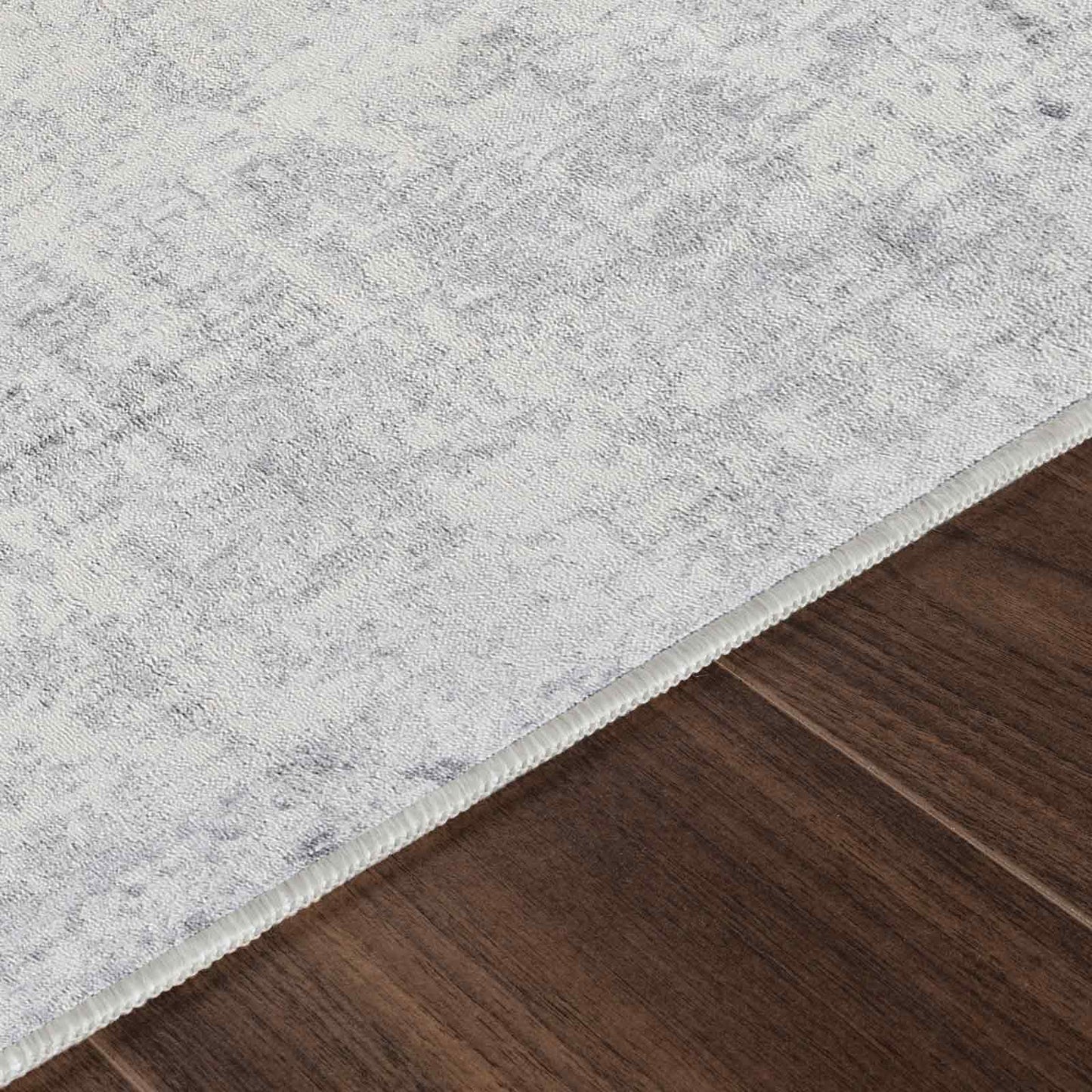 SHERBORNE Abstract Rug I Living Room, Bedroom, Hallway I Modern Marble Rug, Soft Luxurious Area Rug, Short Pile, Easy Care I White, Grey