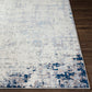 SHERBORNE Abstract Rug I Living Room, Bedroom, Dining I Modern Marble Rug, Soft Luxurious Area Rug, Short Pile, Easy Care I Grey, Blue