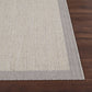 MBER In- & Outdoor Rug I Balcony, Terrace, Kitchen, Garden, Patio I Modern Durable Boho Rug, UV Weather Stain Resistant I Ivory, Grey